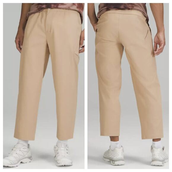Lululemon Men's Lab Wool Blend Pant 26" Cafe Au Lait Size 36 - Picture 2 of 10